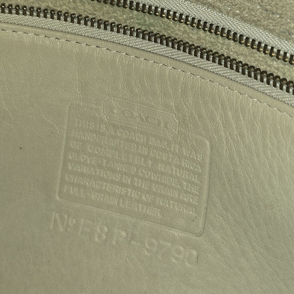 Coach Vintage City Bag #9790  Cream Leather Crossbody Bag - Picture 9 of 9